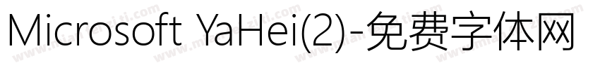 Microsoft YaHei(2)字体转换